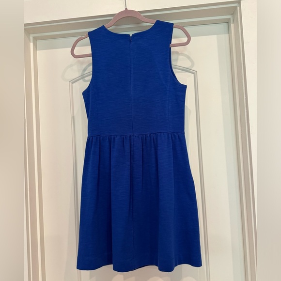 J. Crew Blue Sun Dress (Size S) with pockets - Picture 3 of 4